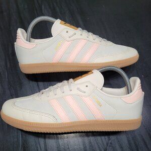Adidas Samba Originals OG Youth Shoes White Clear Orange JH7598